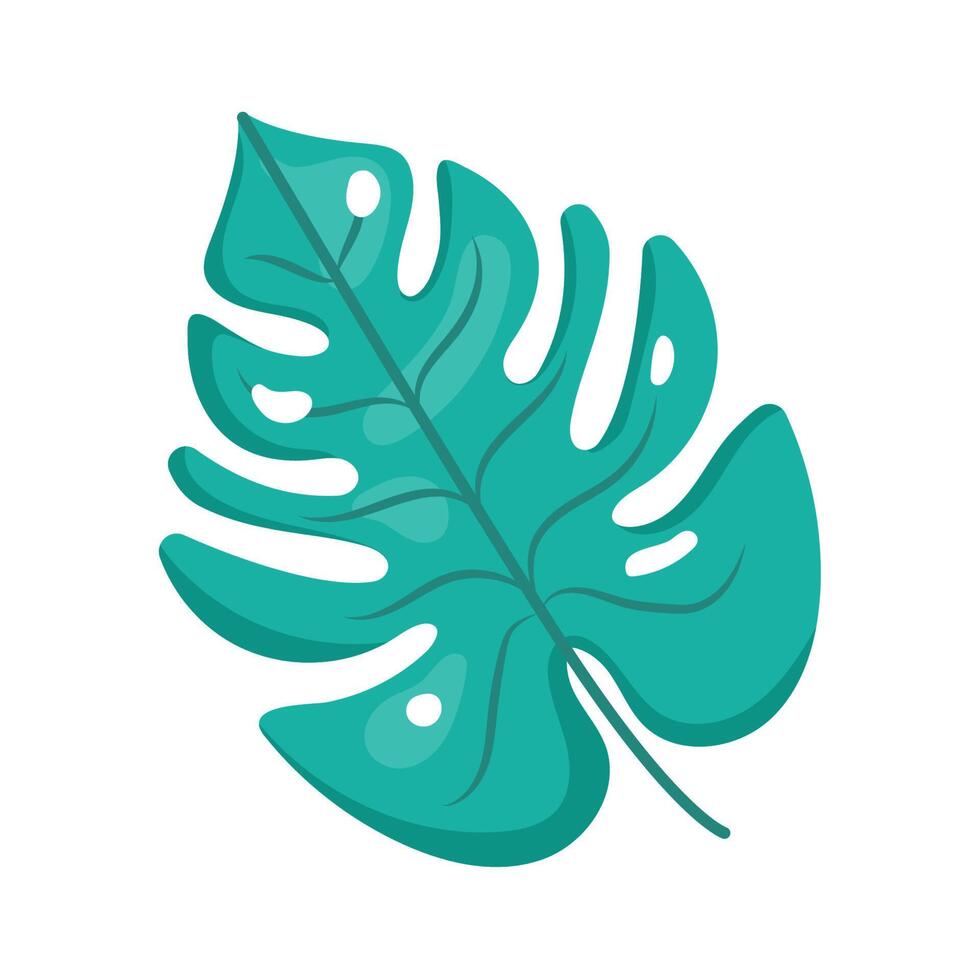exotic tropical leaf vector