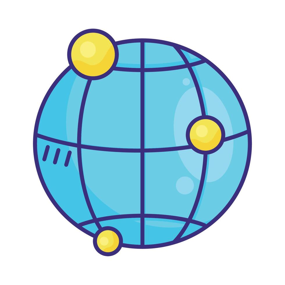 sphere browser tech vector