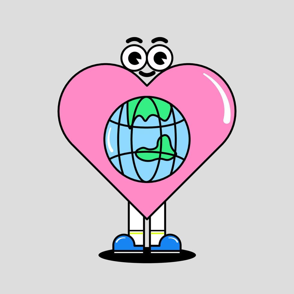 happy heart world day vector