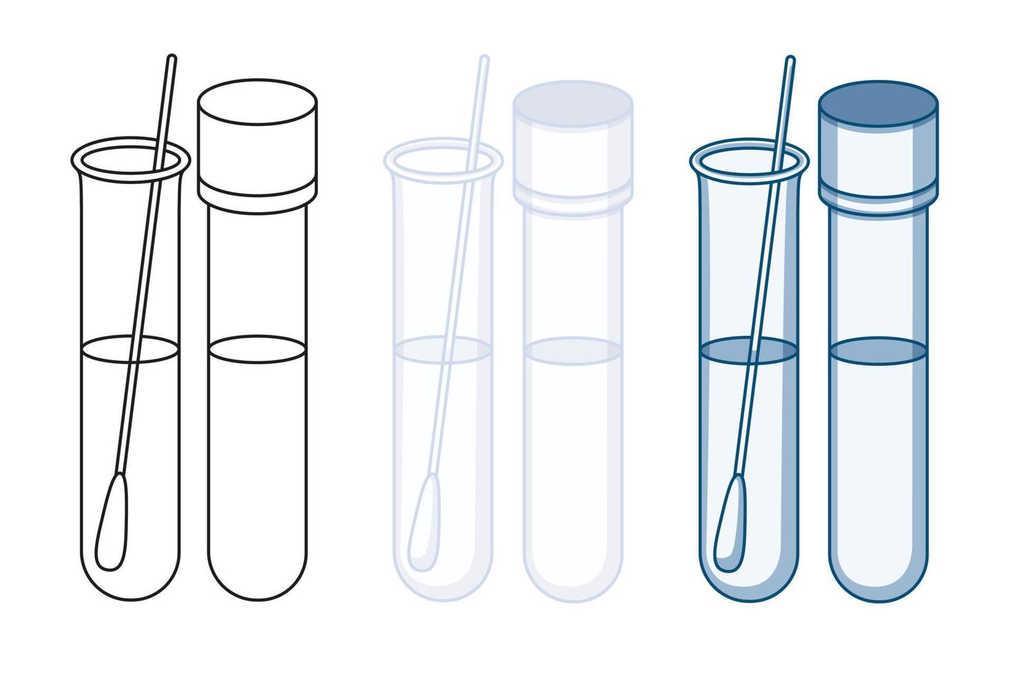 Tube testkit trio vector