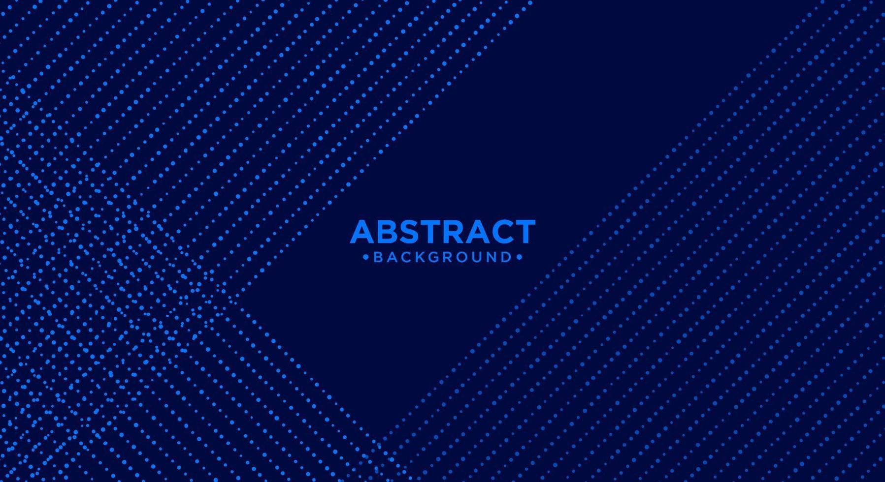 blue background. Dark blue abstract background geometry glows with line particles. vector