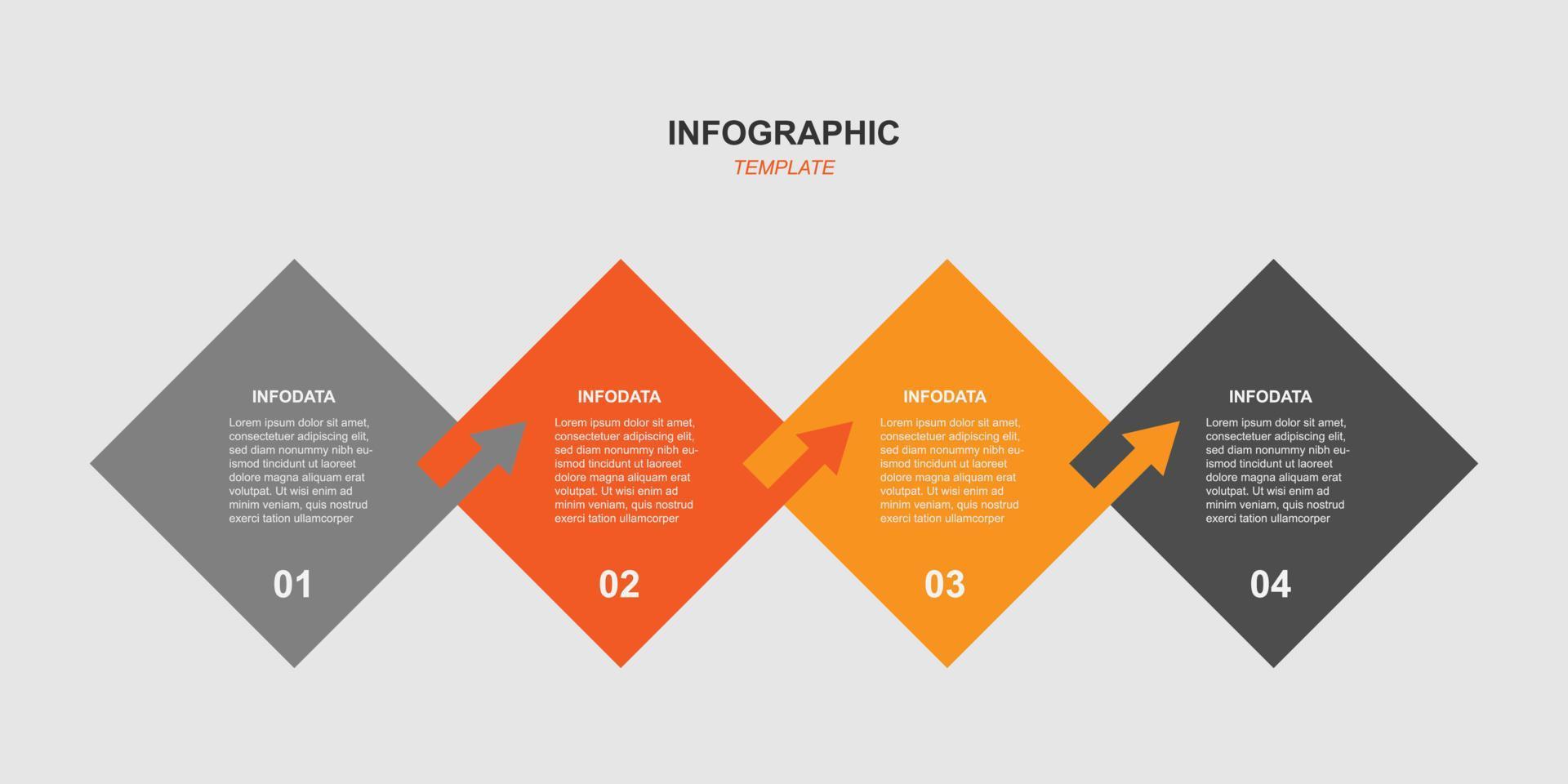 vector de plantilla de infografía