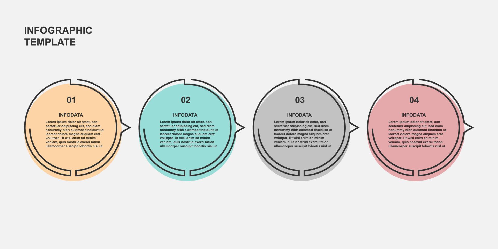 Infographic template vector