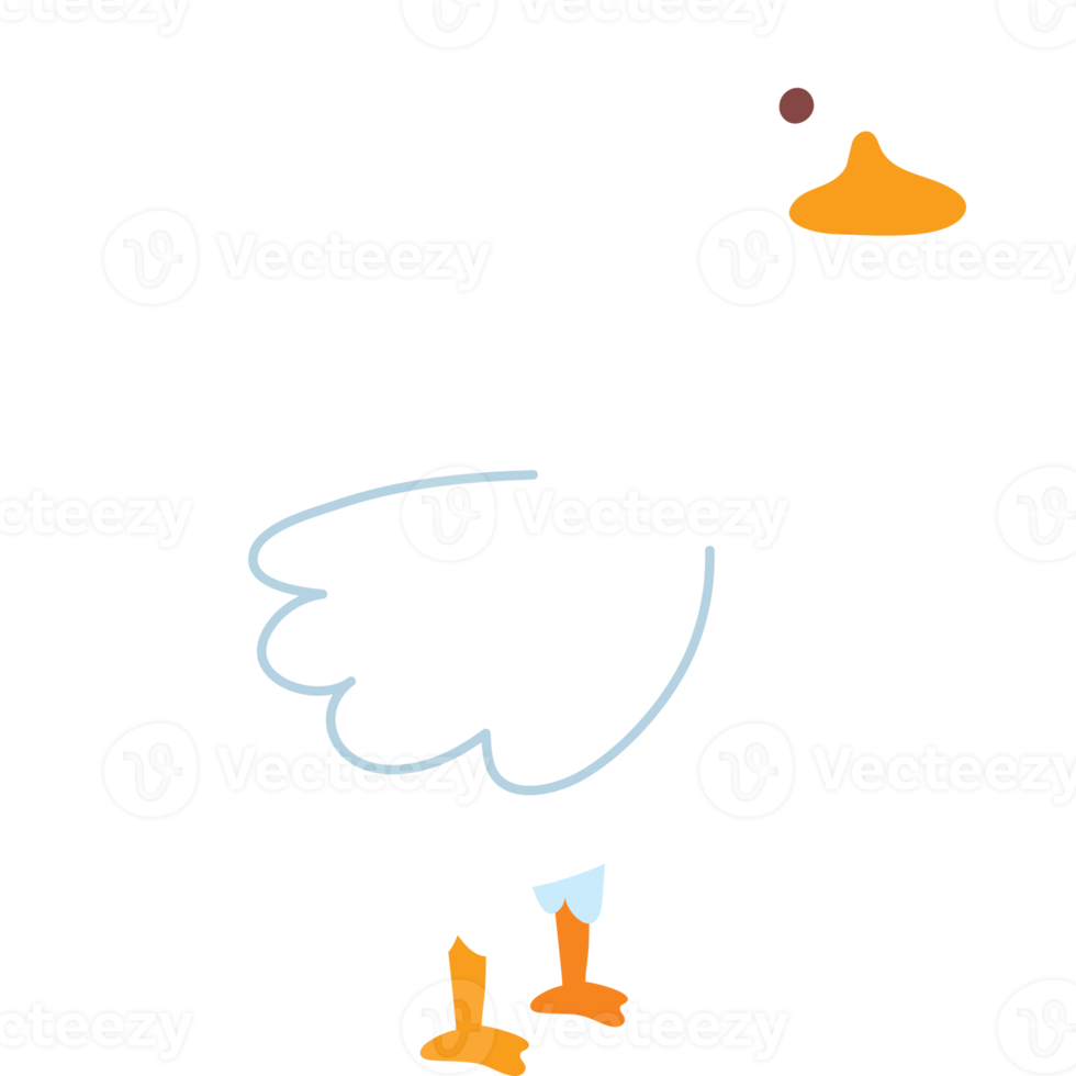 Duck cartoon animal png clipart icon