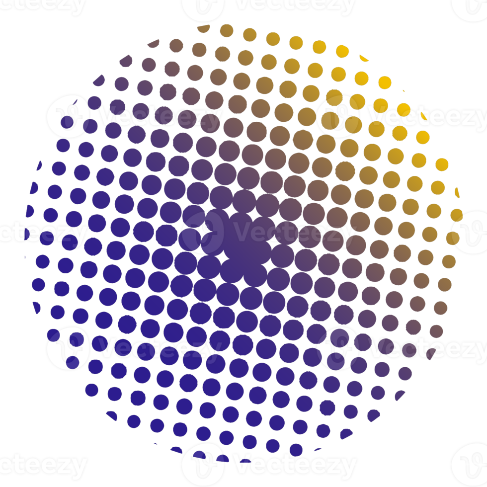 cirkel lutning halvton png