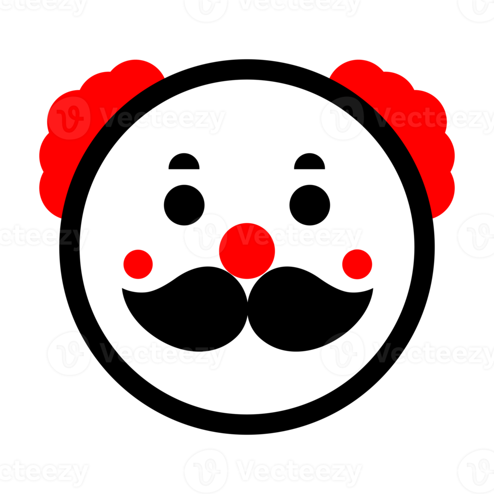 Cute Clown Emoticon png