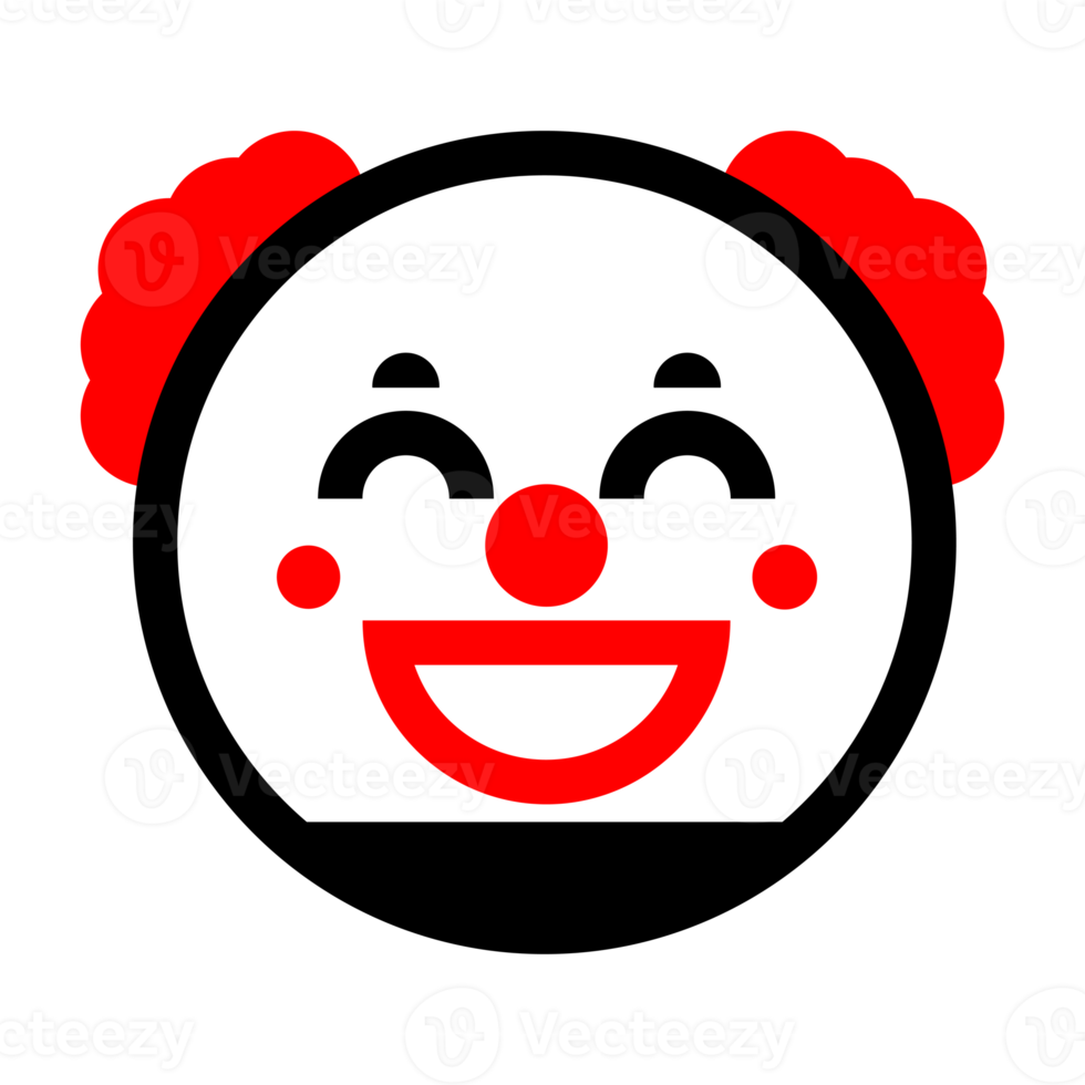 Cute Clown Emoticon png