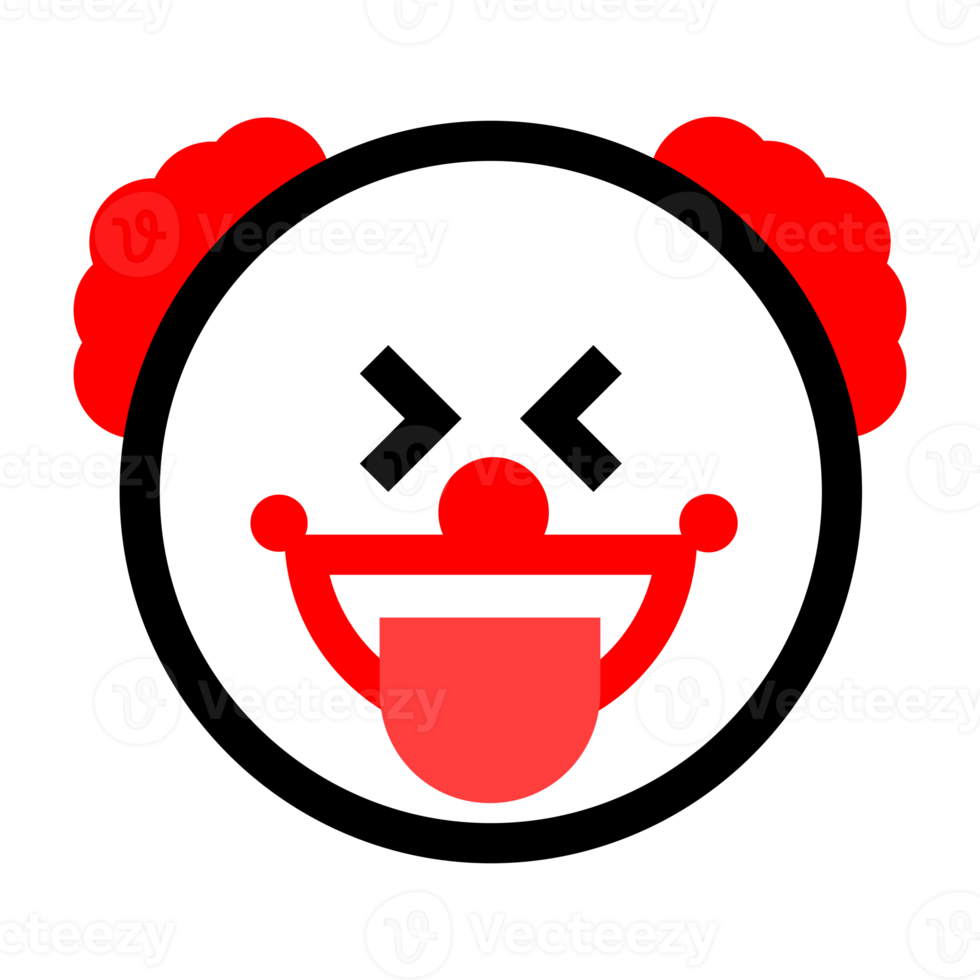 Cute Clown Emoticon png