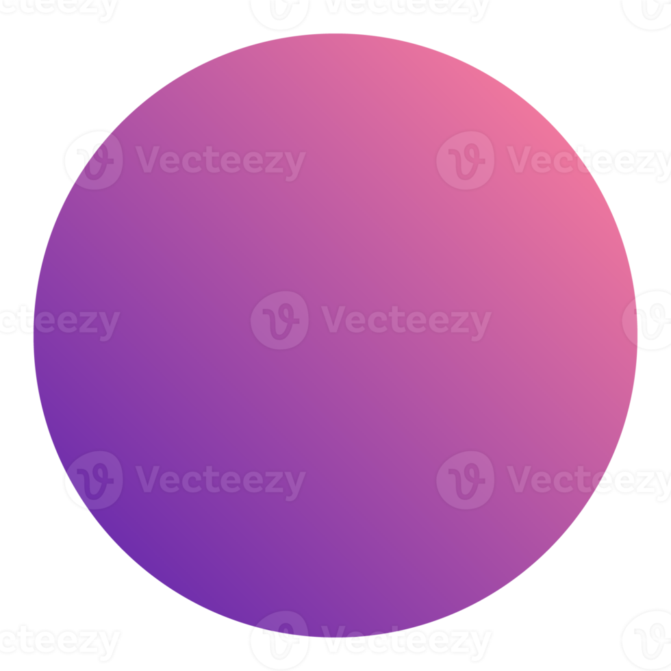 Shiny Gradient Circle png