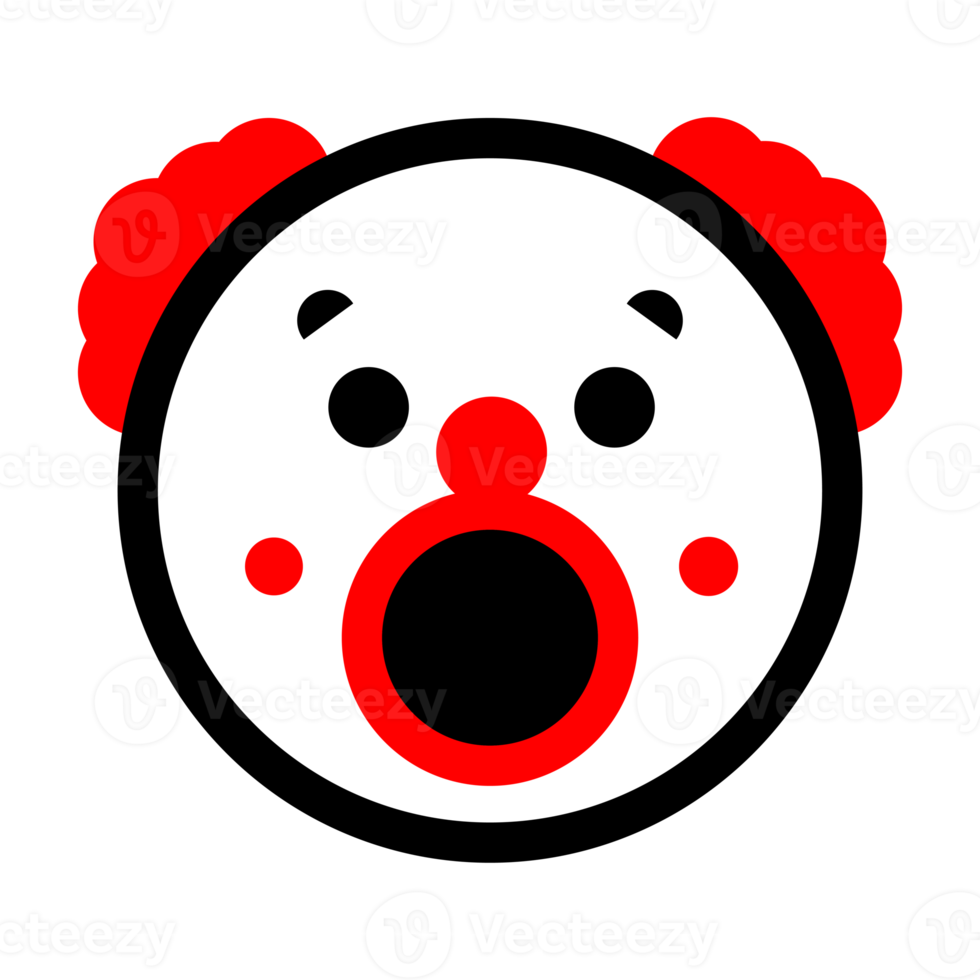 Cute Clown Emoticon png