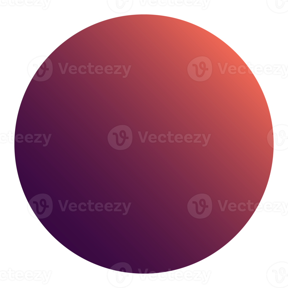 Shiny Gradient Circle png