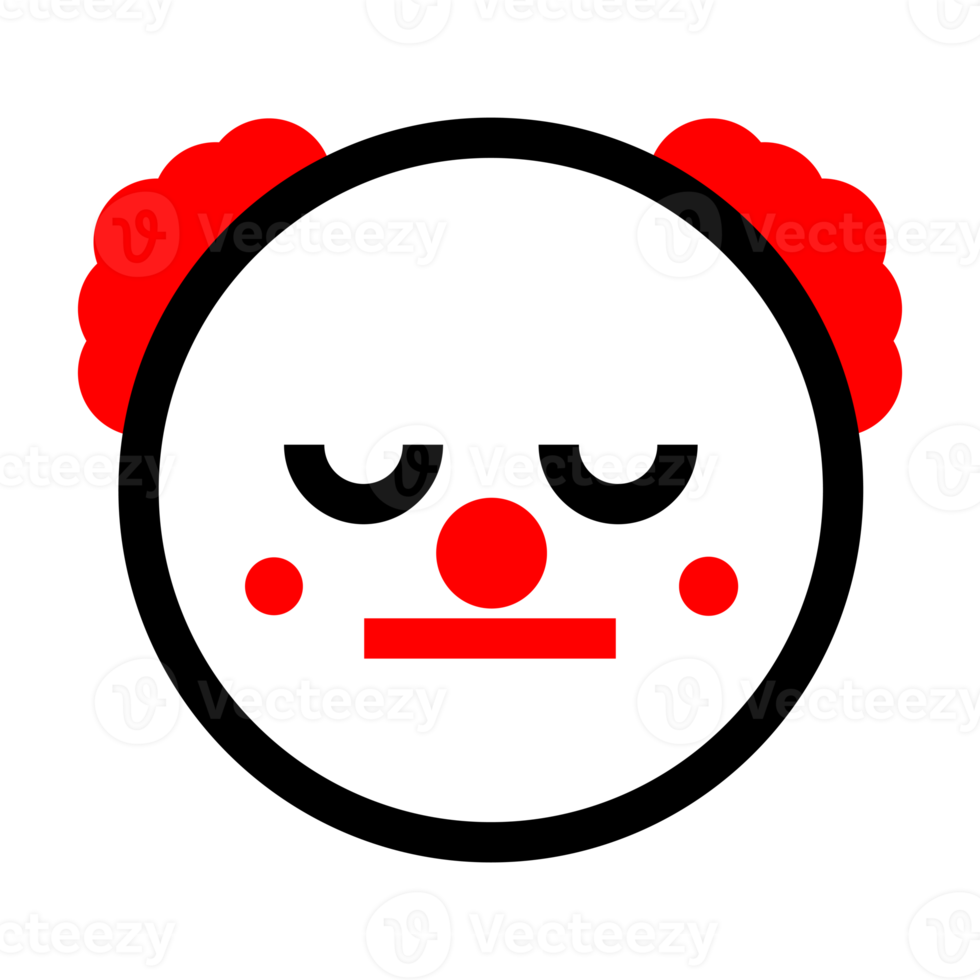 Cute Clown Emoticon png