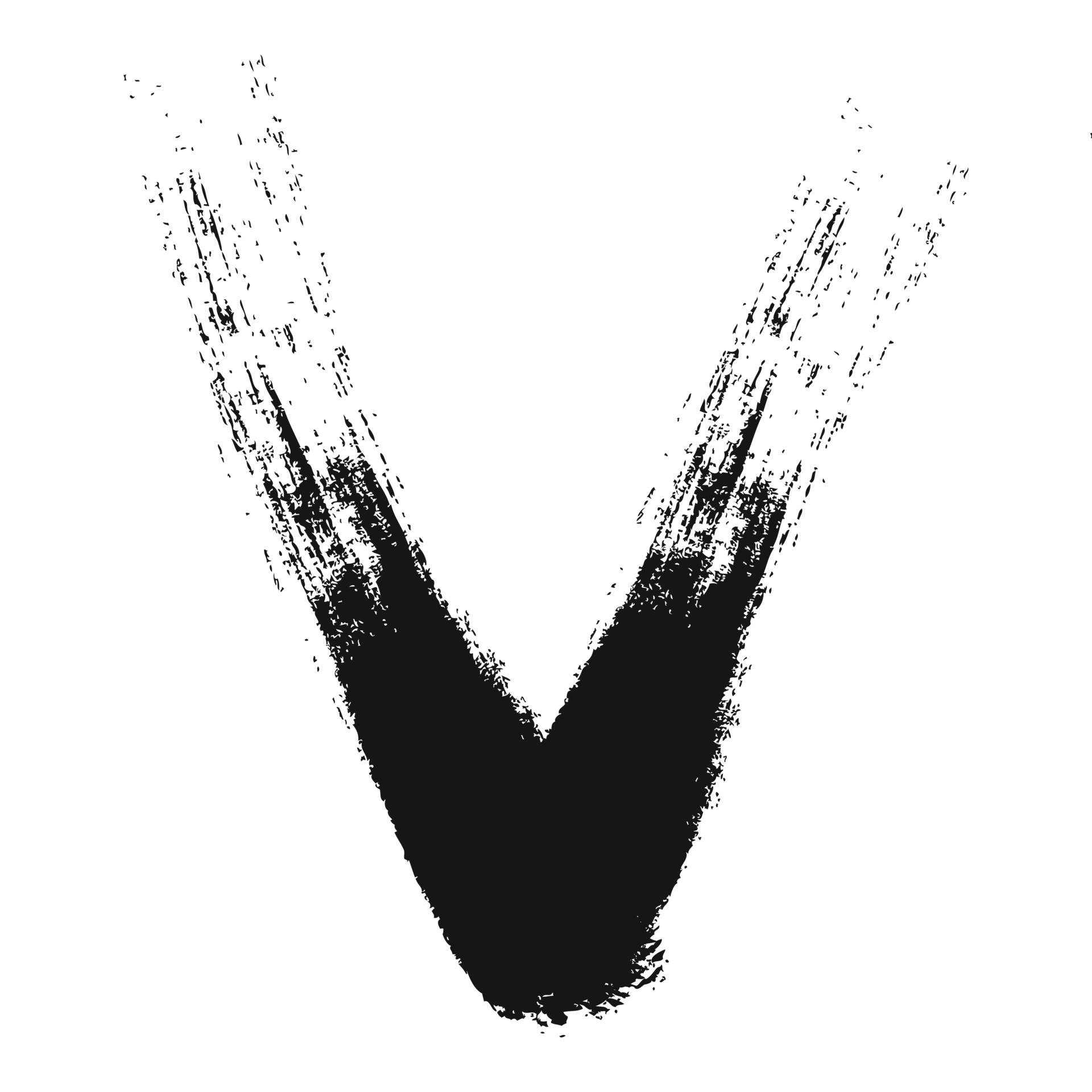 Letter V Custom Alphabet Brush Texture 11459268 PNG