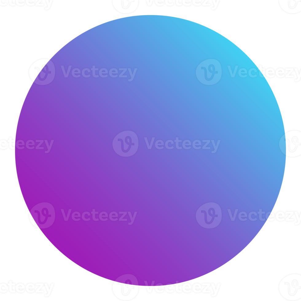 Shiny Gradient Circle png