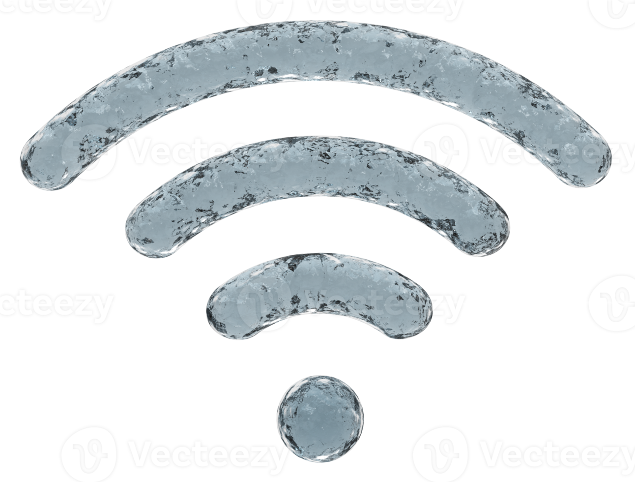 Wifi icon isolated on transparent background. png