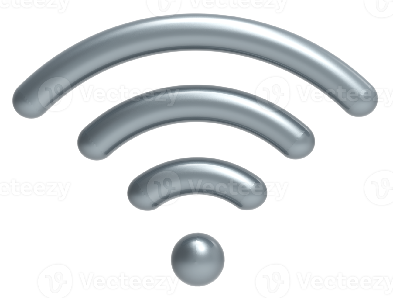 Wifi icon isolated on transparent background. png