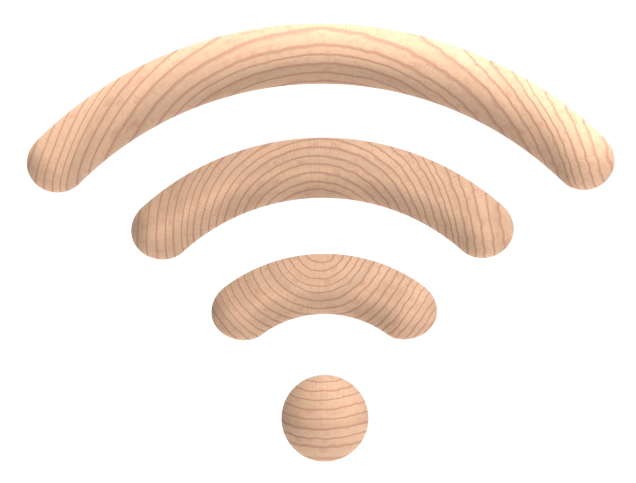 Wifi icon isolated on transparent background. png