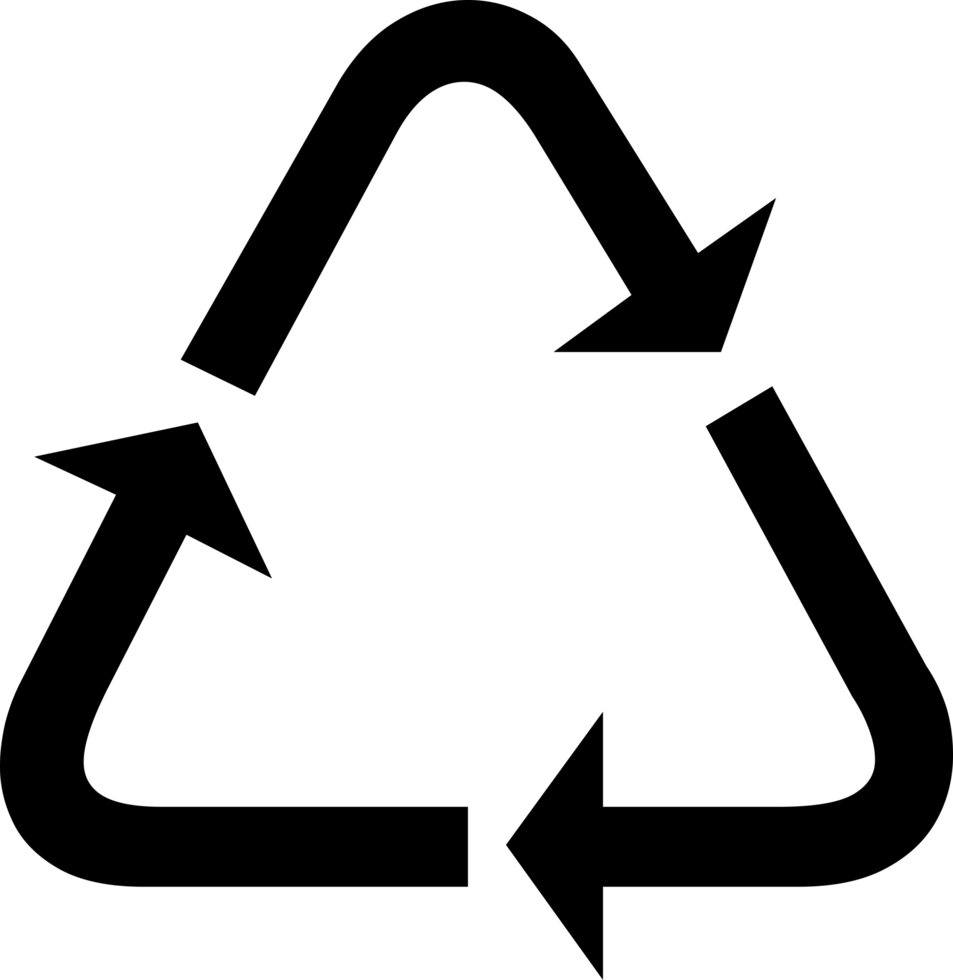 black recycle icon 11459578 PNG