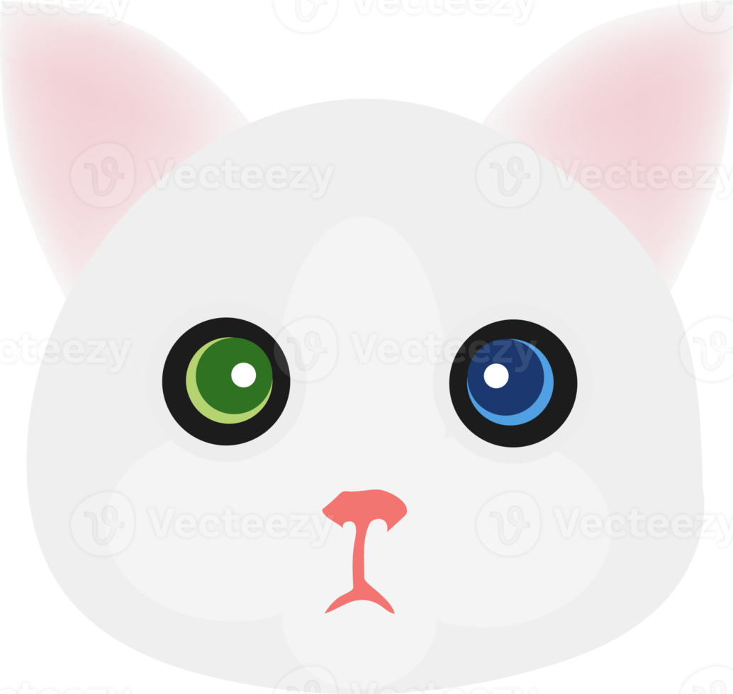 cute cat face png