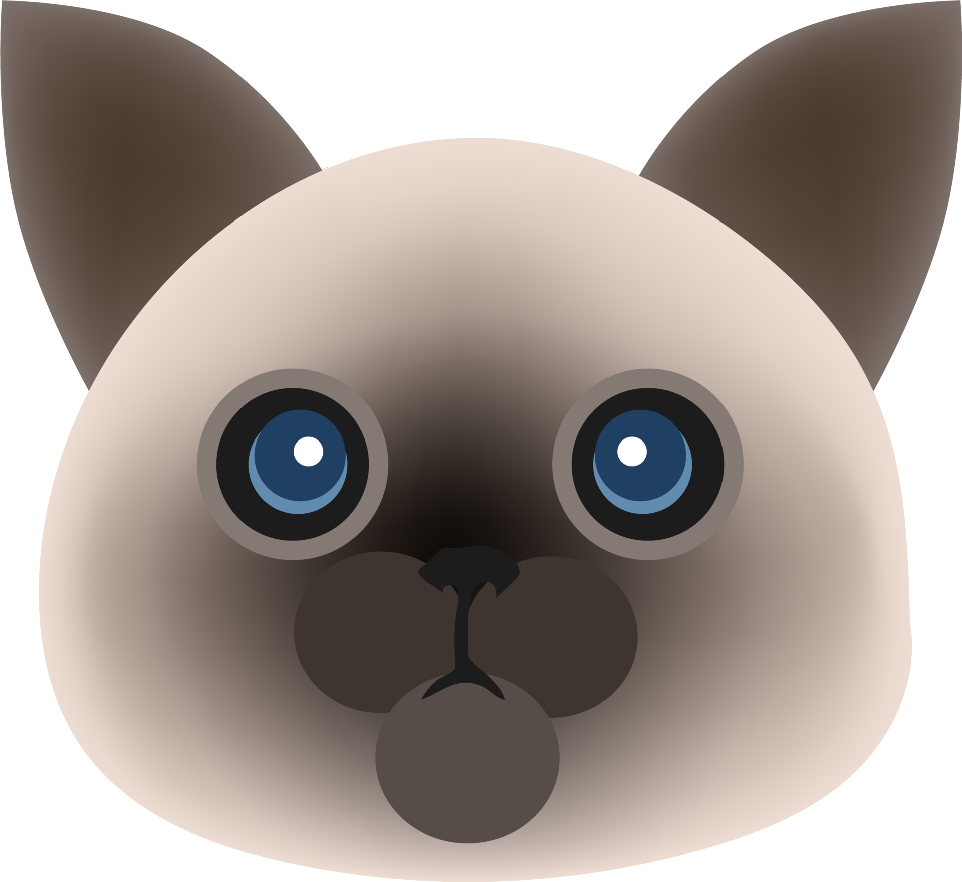 Cute Cat Face 11459665 PNG