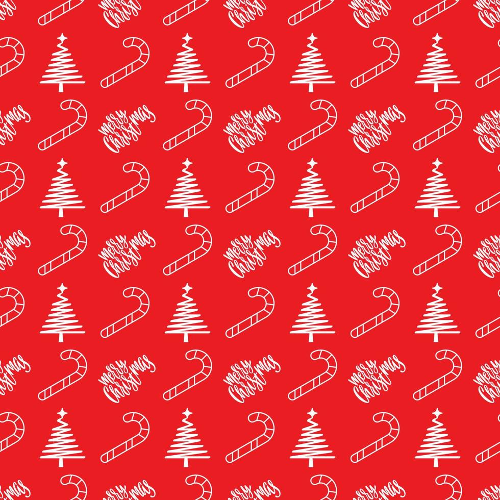 festive seamless pattern. new year and christmas. christmas ball and christmas tree. vector