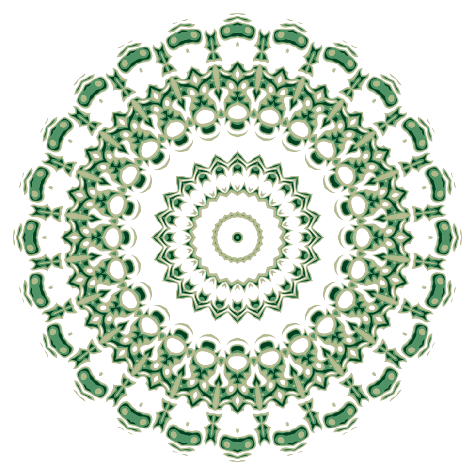 Mandala art ornament png