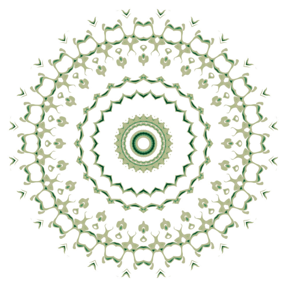 Mandala art ornament png