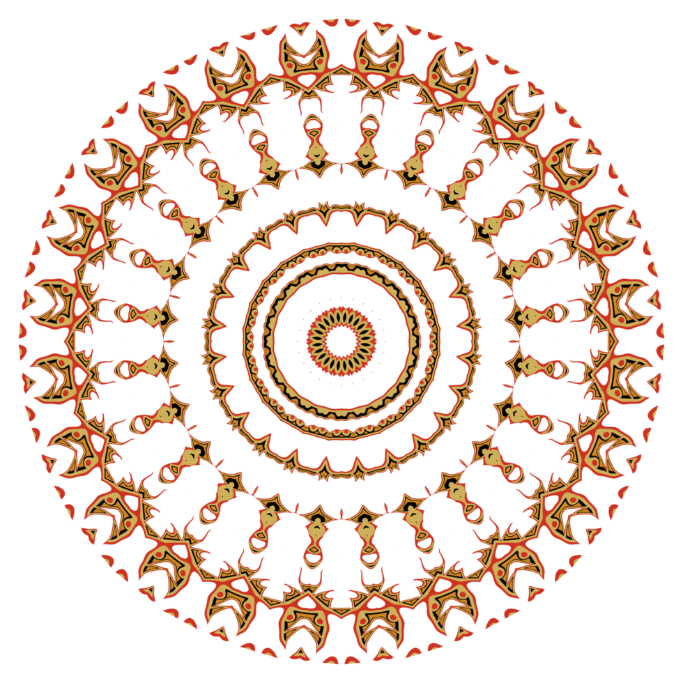 Mandala pattern illustration png