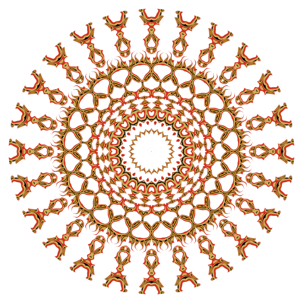 illustration de modèle de mandala png