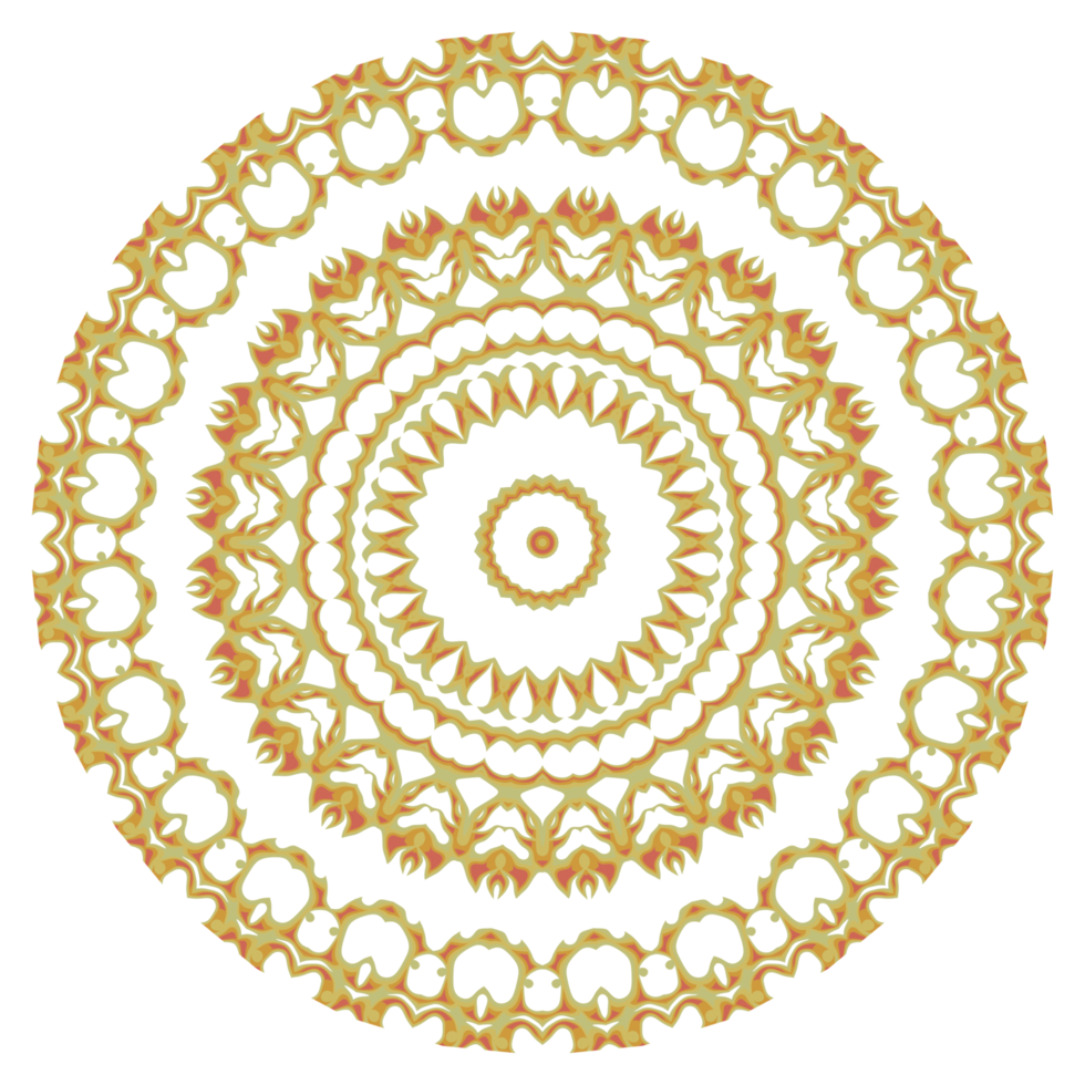 mandala cirkel prydnad png