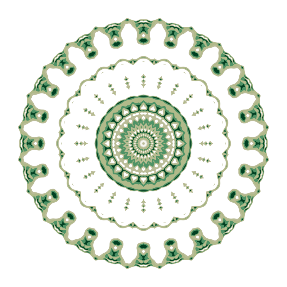 Mandala art ornament png