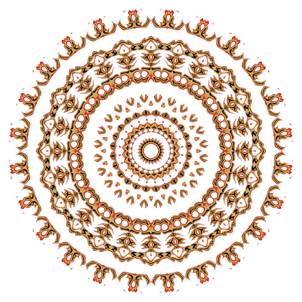 ilustração de padrão de mandala png