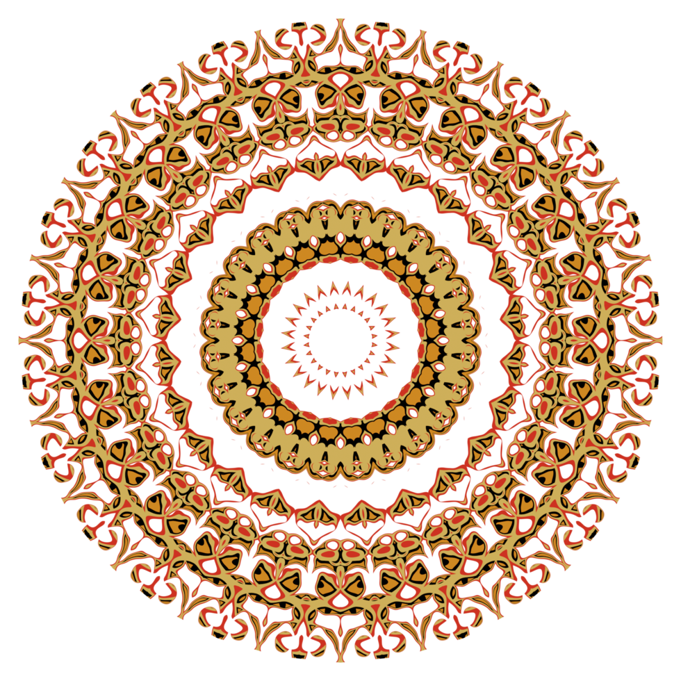 illustration de modèle de mandala png