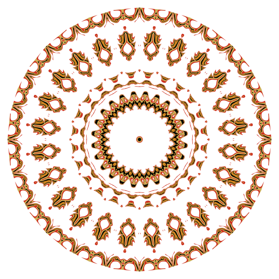 illustration de modèle de mandala png