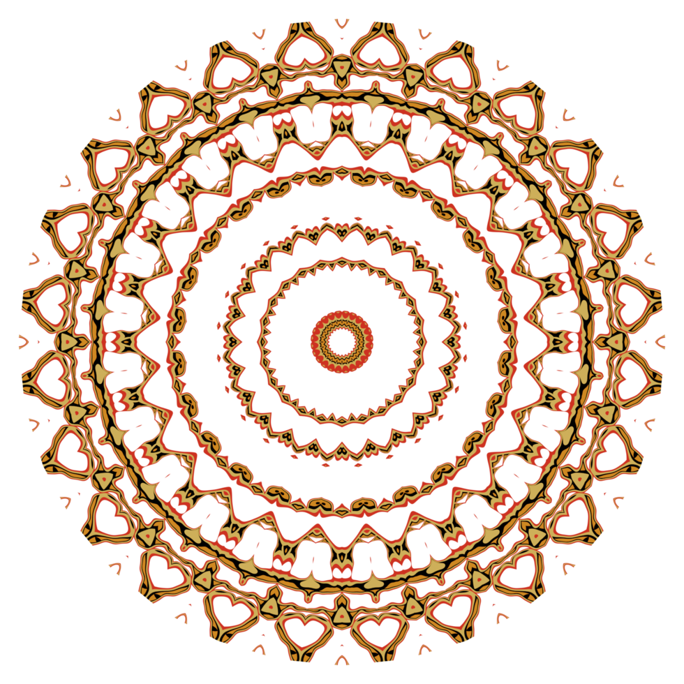 ilustração de padrão de mandala png