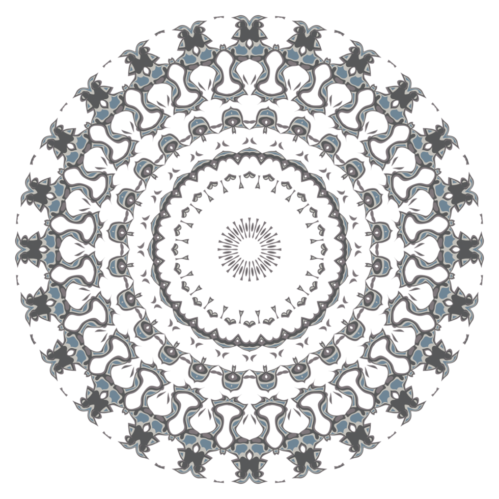 Mandala ornament decoration png