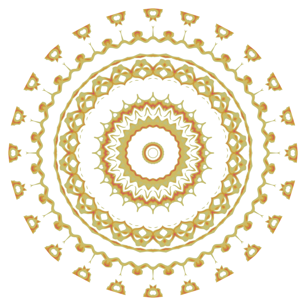 Mandala ornament decoration png
