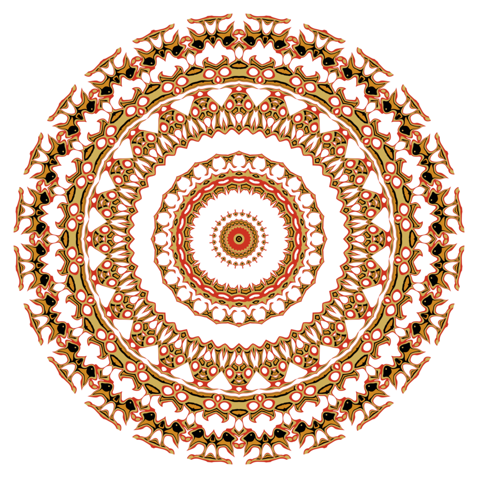 Mandala pattern illustration png