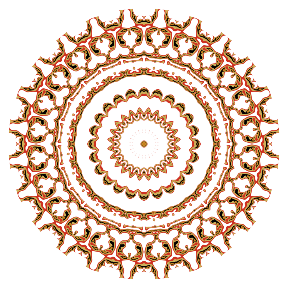 illustrazione del modello di mandala png