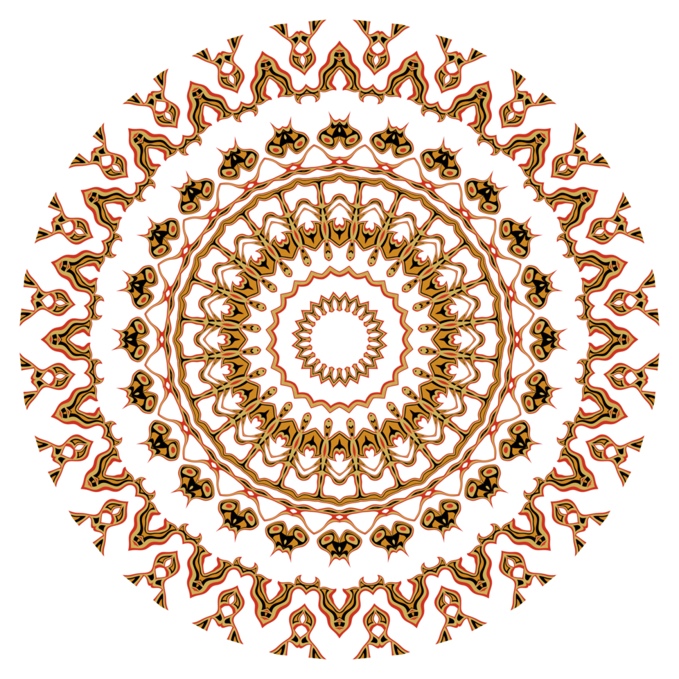 illustrazione del modello di mandala png