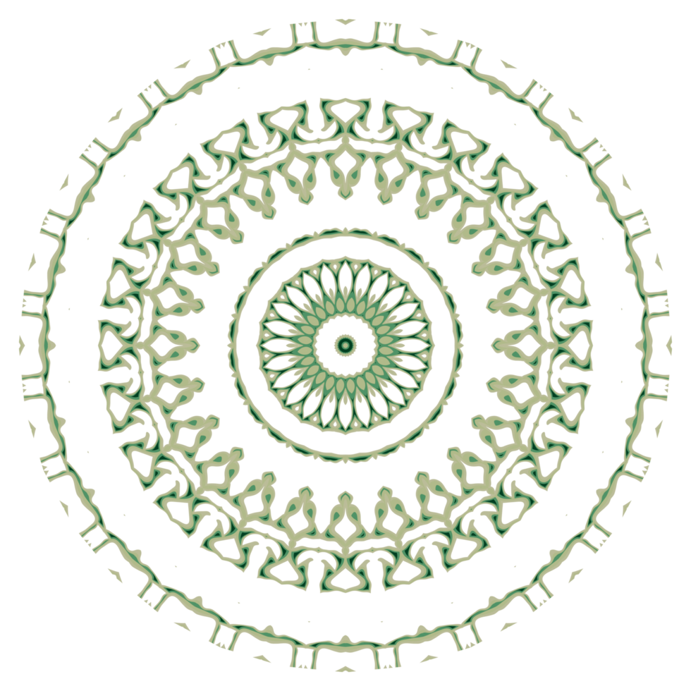 Mandala art ornament png