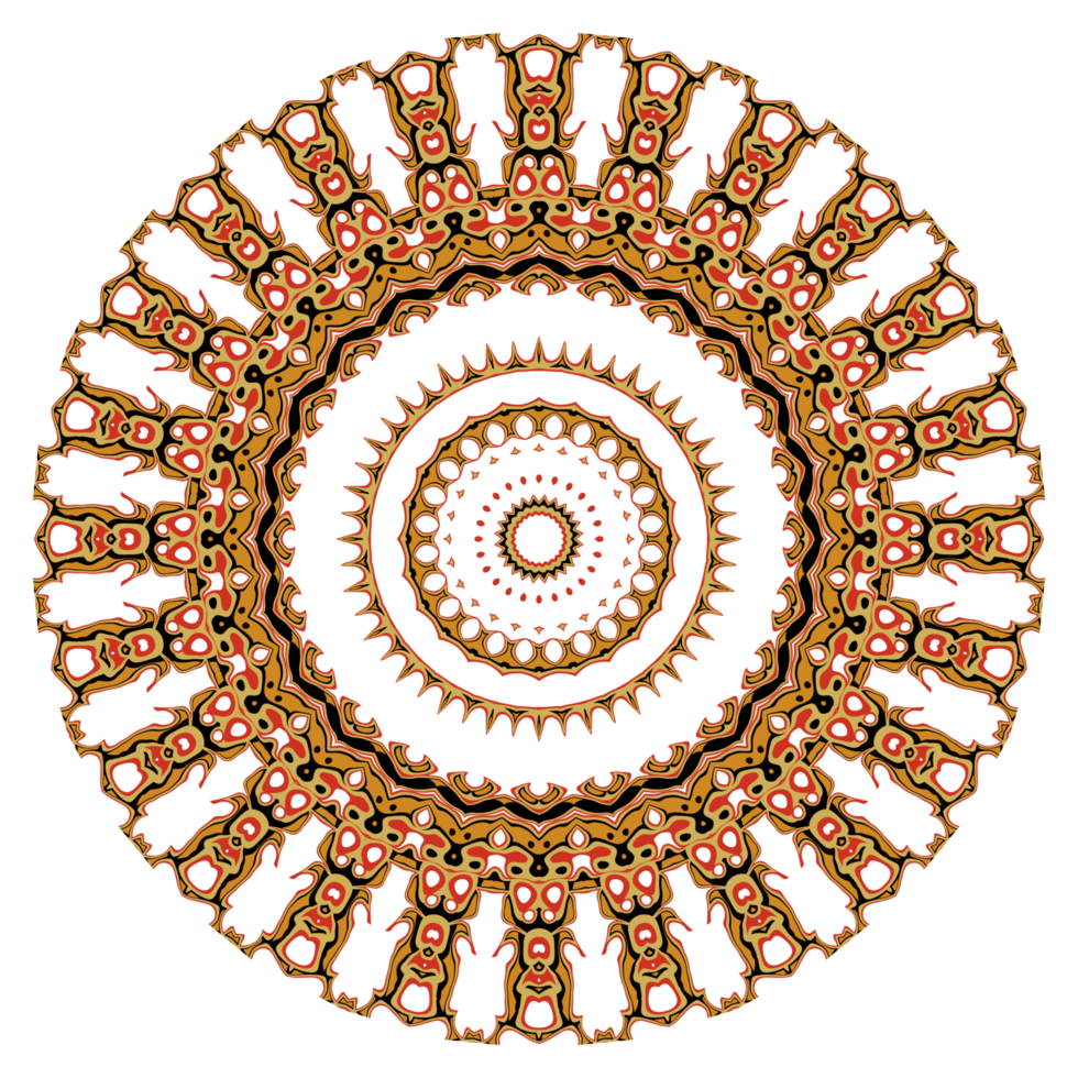 Mandala pattern illustration png