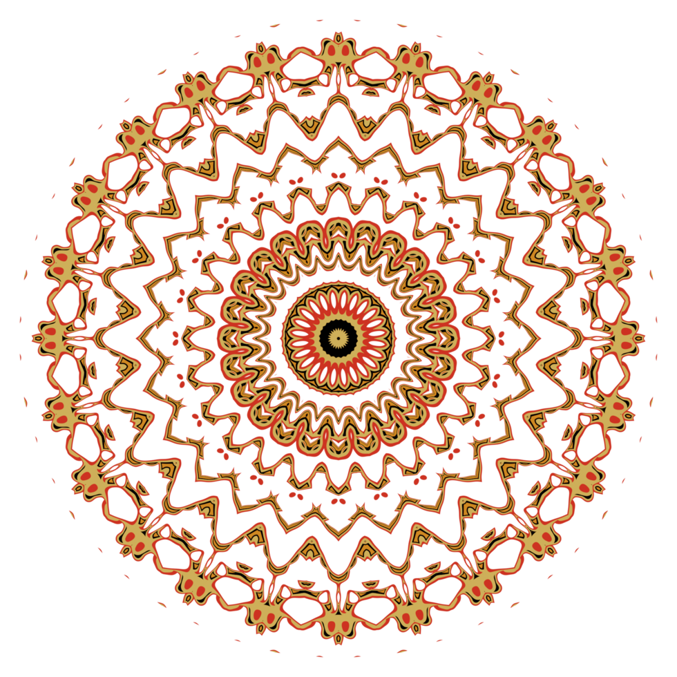 Mandala pattern illustration png