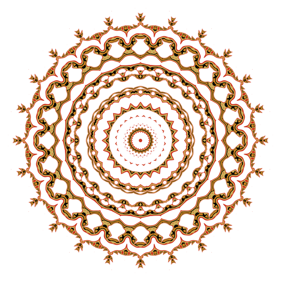 illustrazione del modello di mandala png