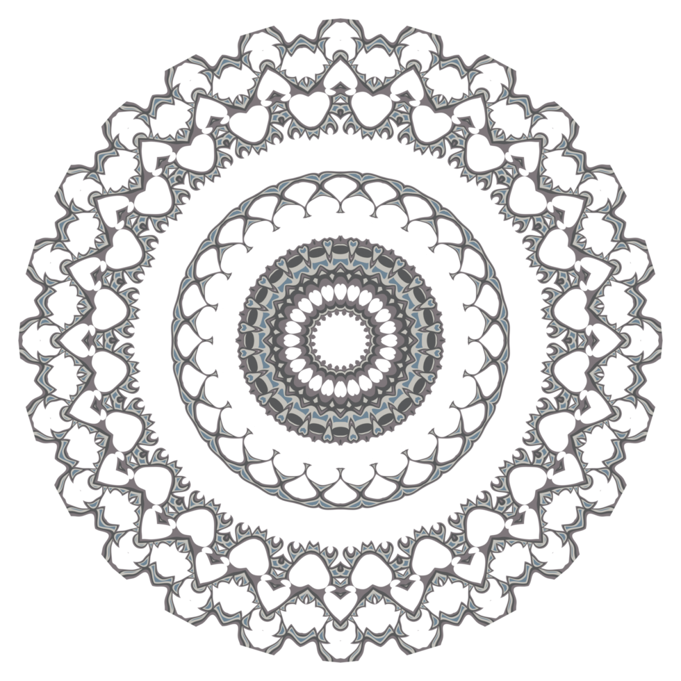 Mandala ornament decoration png