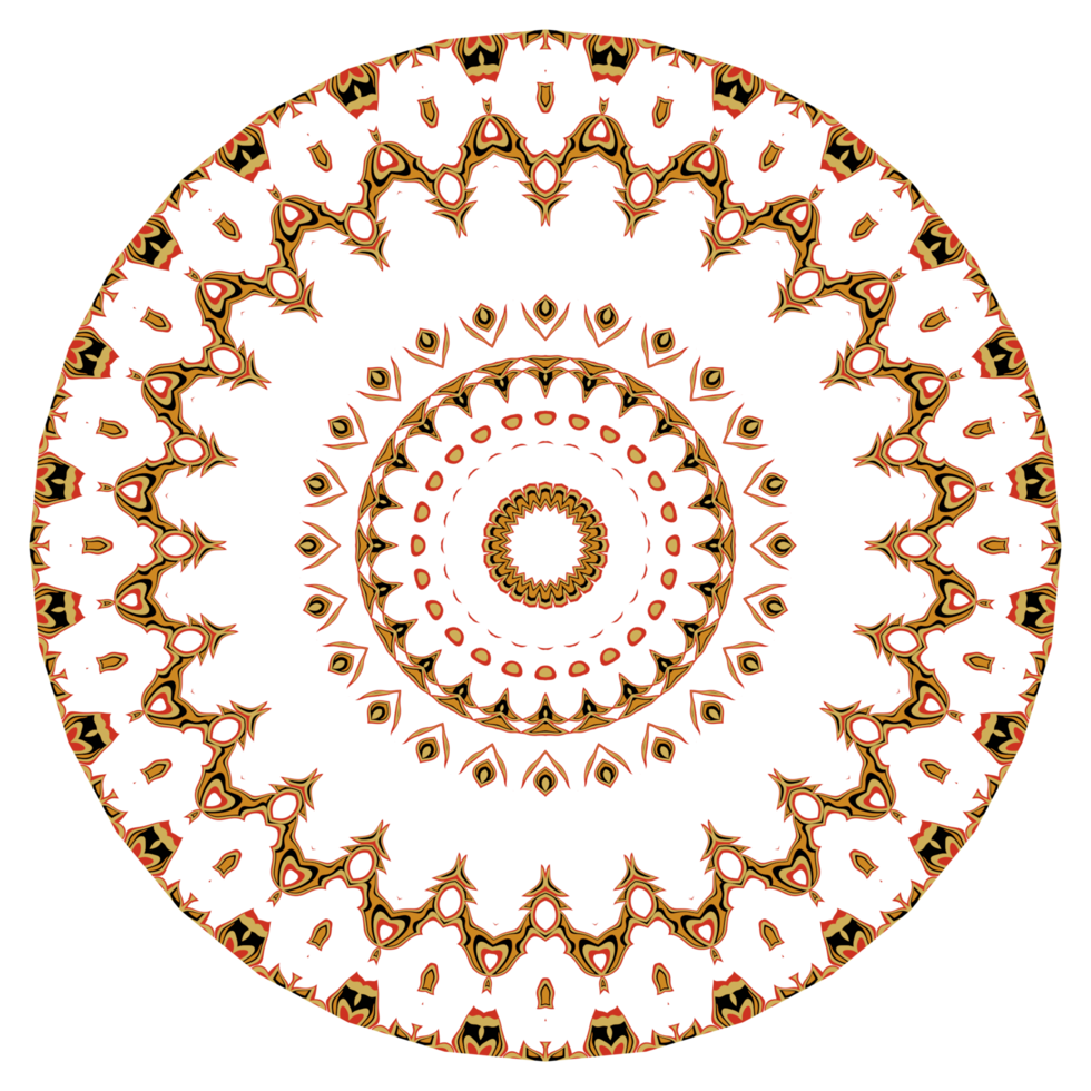 Mandala pattern illustration png