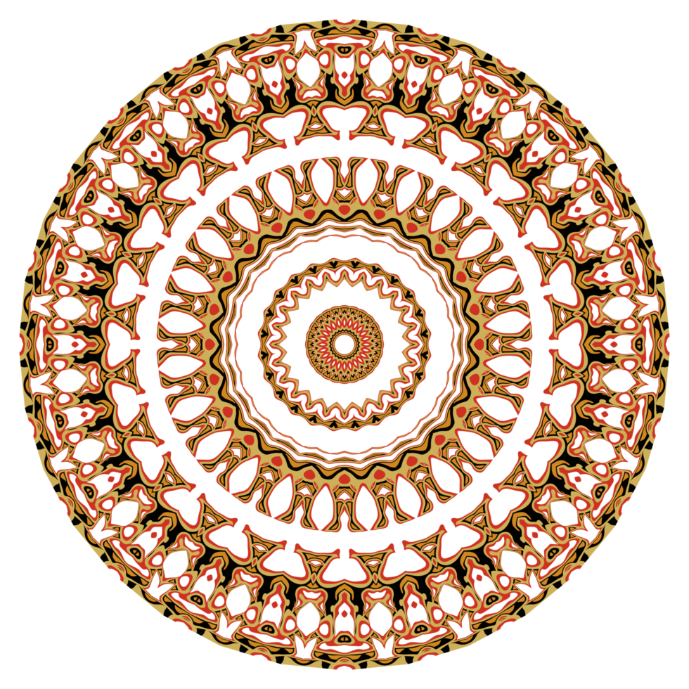 ilustração de padrão de mandala png