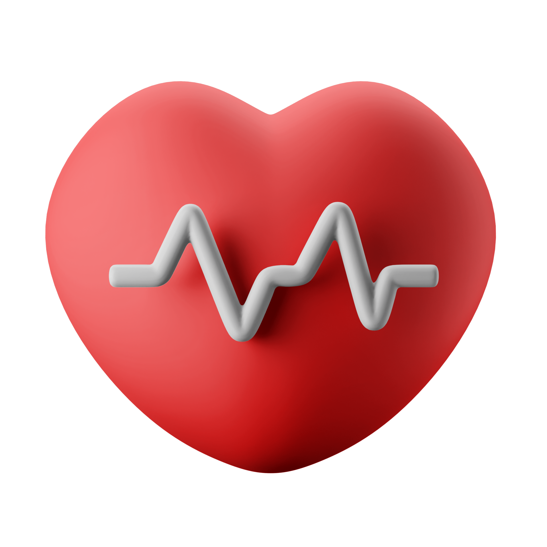 Charmerende Jonglere ånd Free healthy heart rate vitality symbol 3d icon illustration 11461312 PNG  with Transparent Background