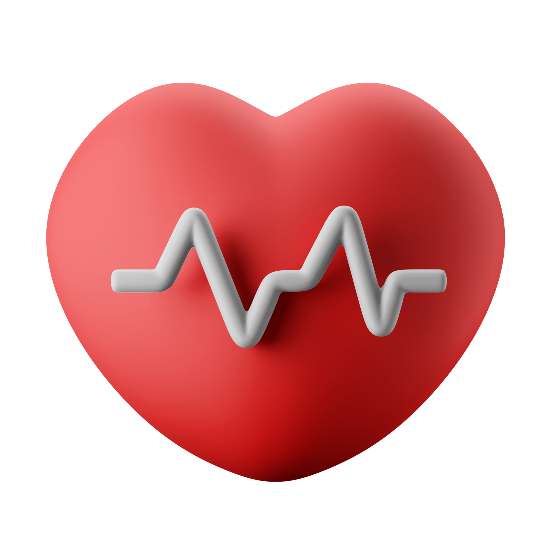 Charmerende Jonglere ånd Free healthy heart rate vitality symbol 3d icon illustration 11461312 PNG  with Transparent Background