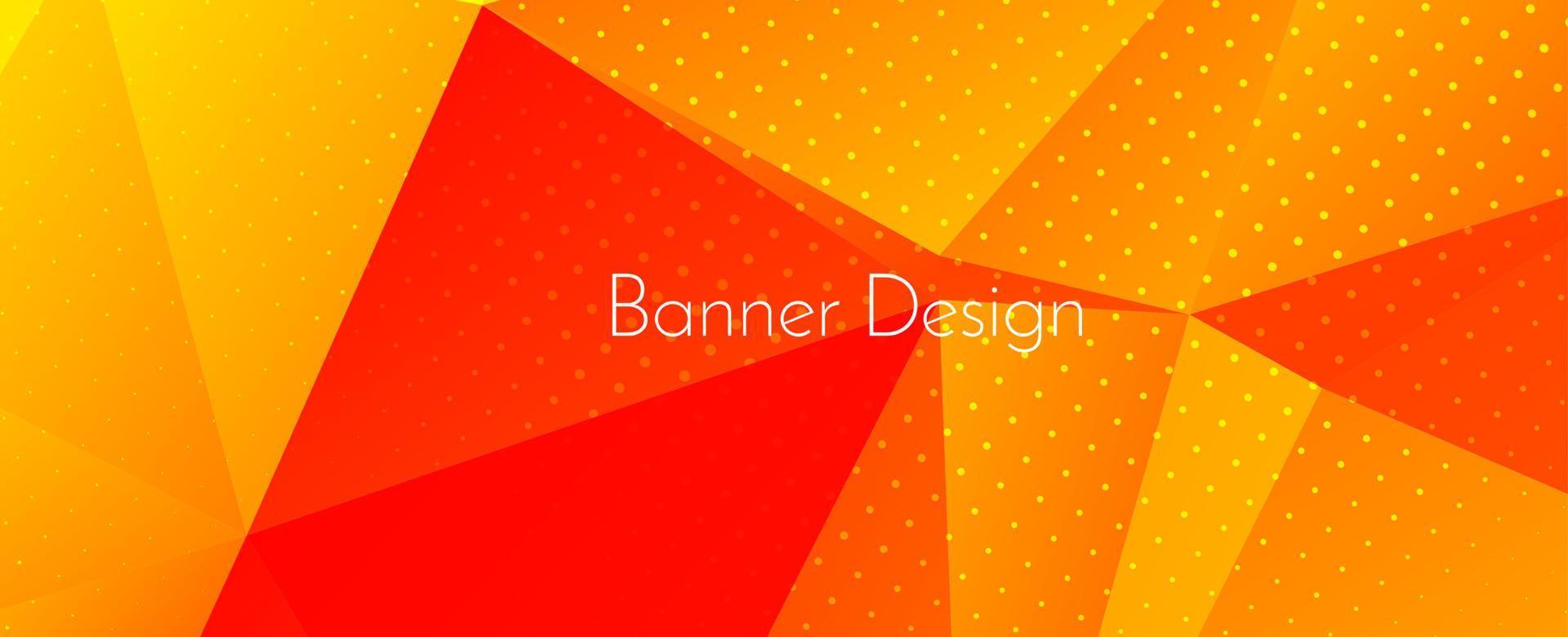 Fondo de patrón de banner elegante geométrico abstracto con estilo moderno vector